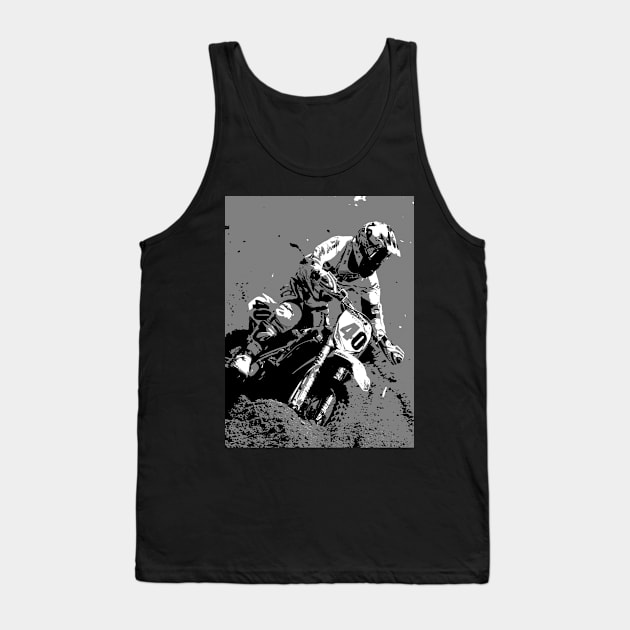 Digging up Dirt - Motocross Racer Tank Top by Highseller